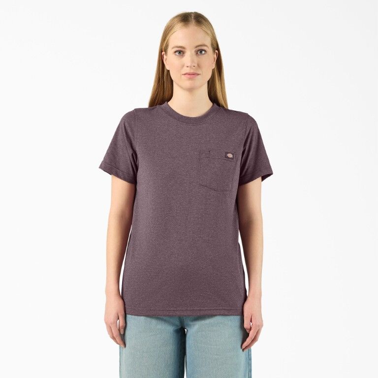 Dickies Women's Heavyweight Short Sleeve Pocket T-Shirt
