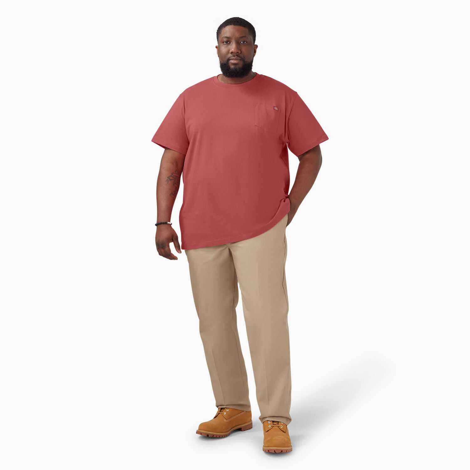 Dickie Men's Heavyweight Short Sleeve Pocket T-Shirt