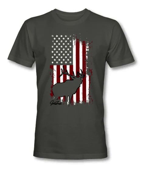 Westrek Hunting Men's Elk Flag Shirt