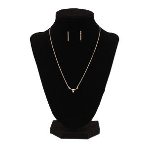 M & F Western Blazin Rox Thin Longhorn Head Pendant Jewelry Set