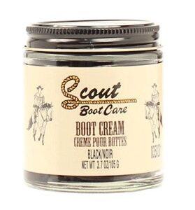 M & F Western Scout Boot Care Black Boot Cream, 3.7-Oz