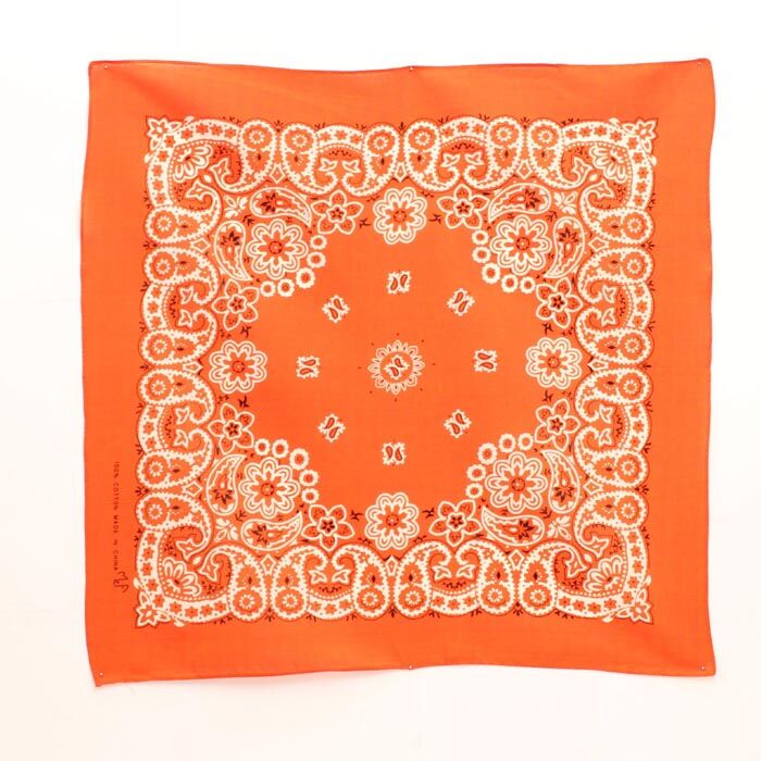 M & F Western Orange Bandana