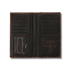 M & F Western Men's Ariat Rodeo Overlay Wallet