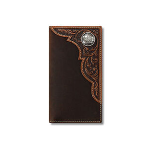 M & F Western Men's Ariat Distressed Rodeo Wallet