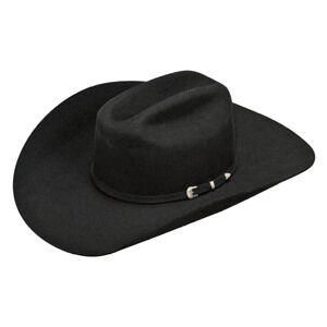 M & F Western Men's Ariat Double S Wool Hat in Black