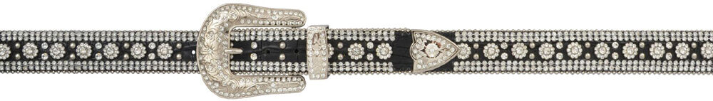 M & F Western Women's Angel Ranch Gator Print Leather Belt