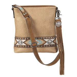 M & F Western Women's Nocona Carmen Concealed Carry Crossbody Bag in Tan