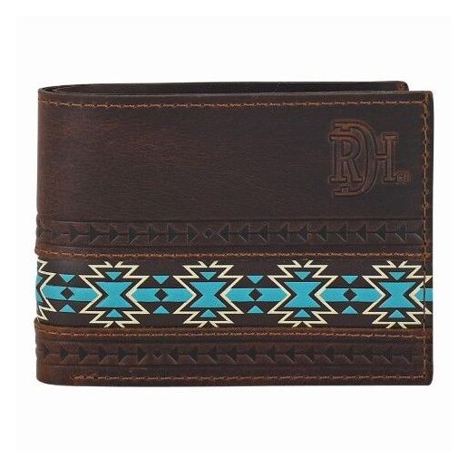 Red Dirt Hat Co. Men's Southwestern Design Bifold Wallet