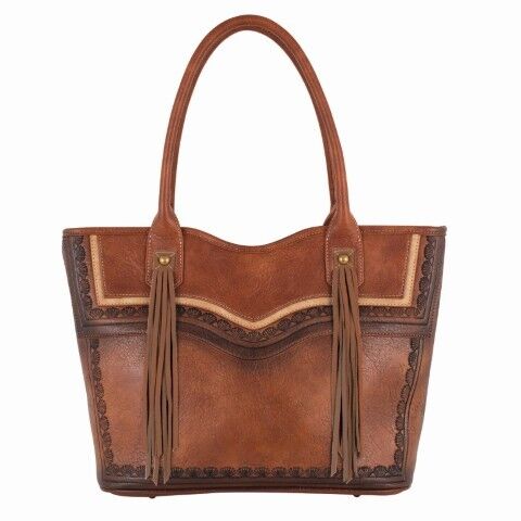 Justin Women's Tote With Seed Sunburst And Tassels
