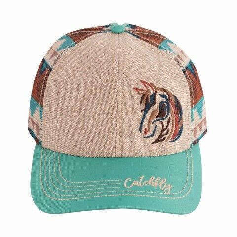 Catchfly Women's Embroidered Horse Head Baseball Cap