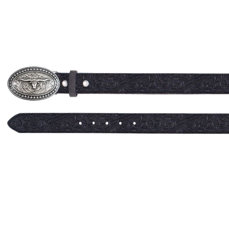 Arena Ace Boy's Bel With Oak Leaf Emboss