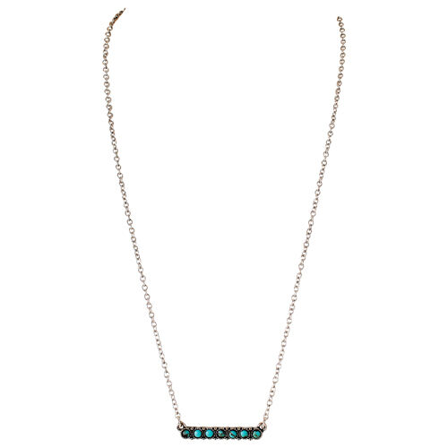 Justin Women's Turquoise Colored Necklace Bar