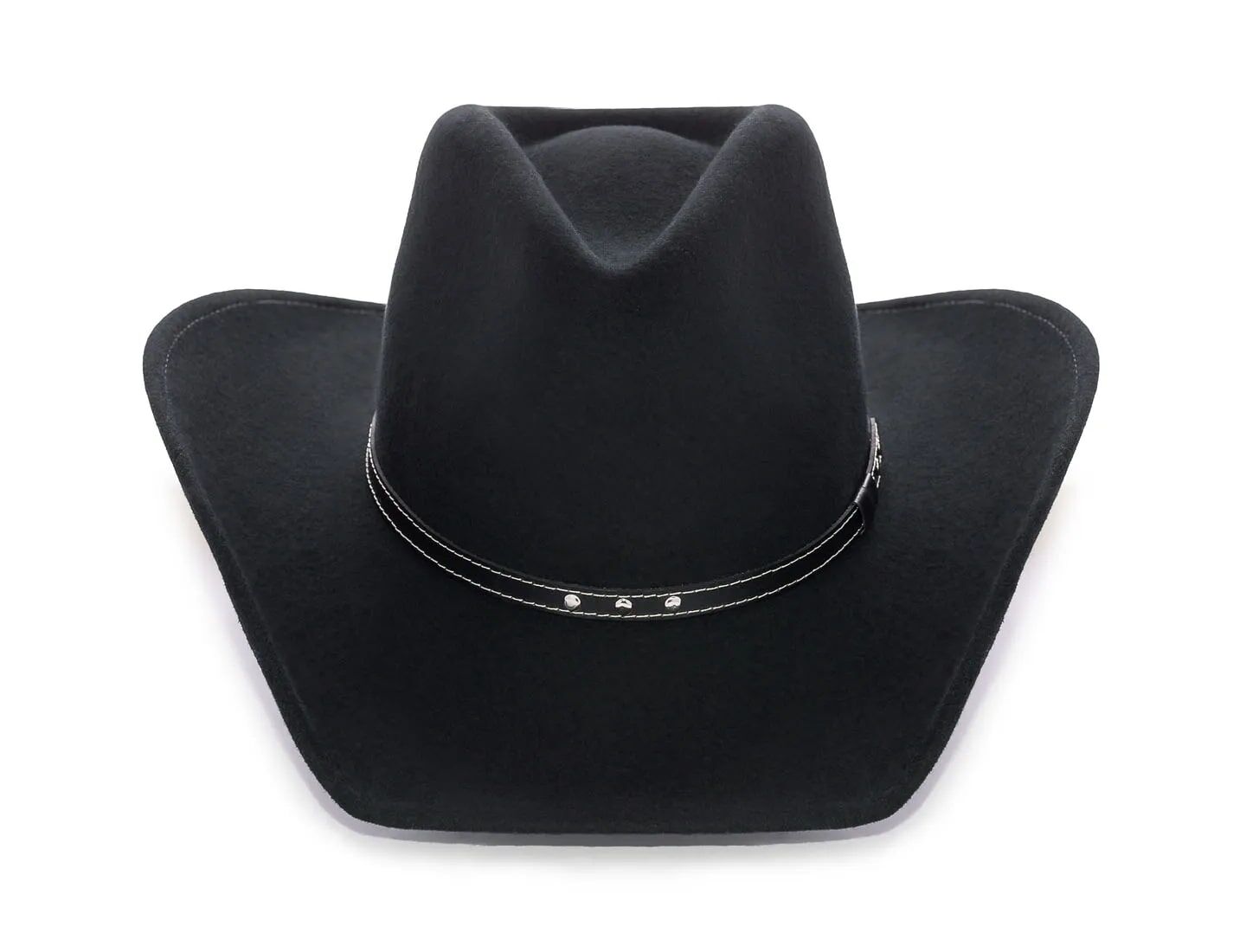 Master Hatters of Texas Men's Bandit Wool Hat in Black