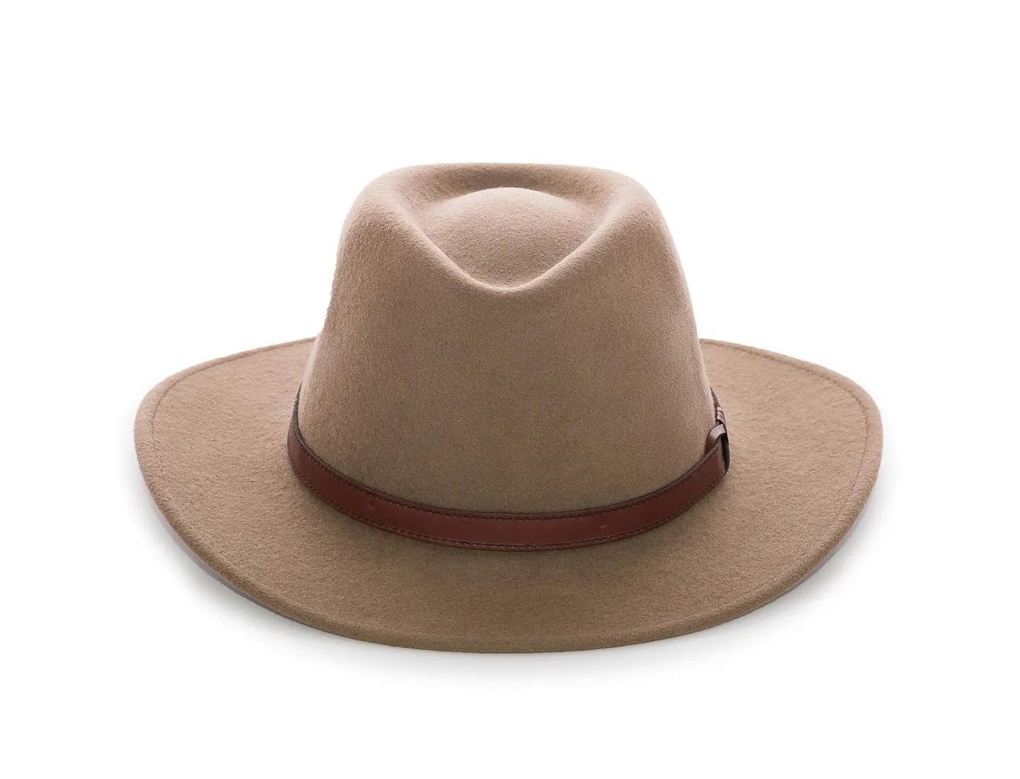 Master Hatters of Texas Men's New Livorno Wool Hat in Khaki