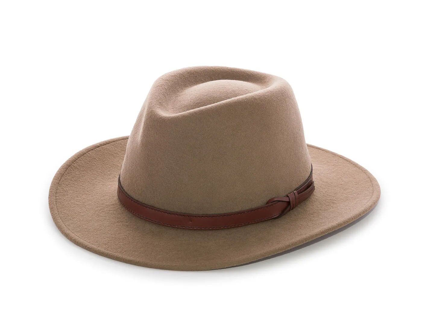 Master Hatters of Texas Men's New Livorno Wool Hat in Khaki