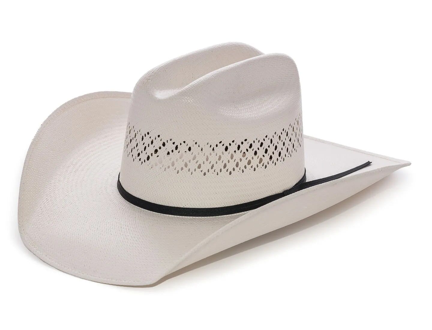 Master Hatters of Texas Men's Stockman Straw Hat in Ivory