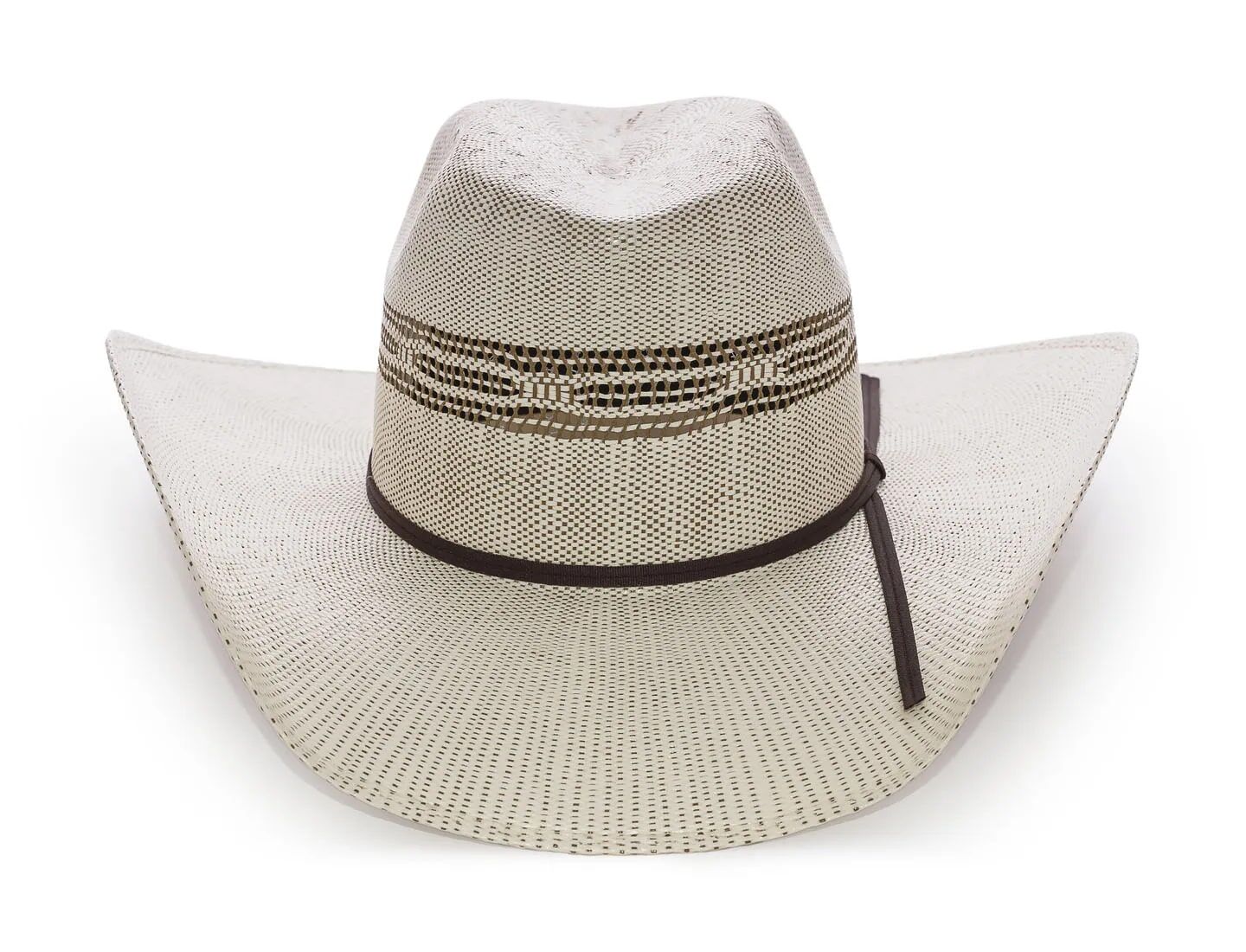 Master Hatters of Texas Men's Brayd Straw Hat in Rust Two-Tone