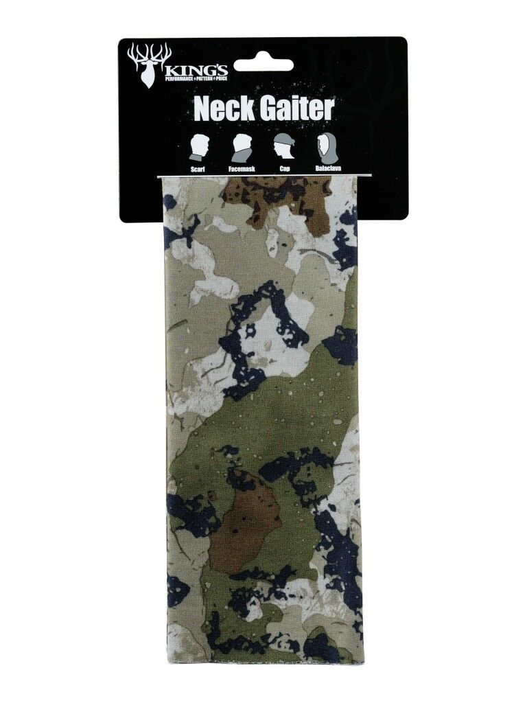 King's Camo Head and Neck Gaiter
