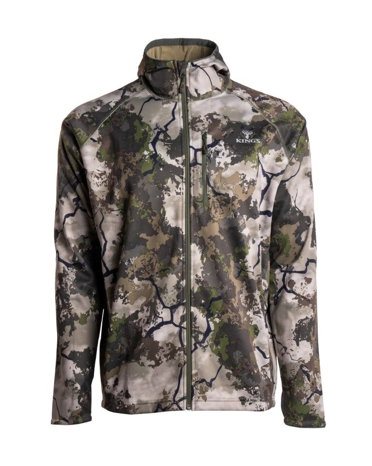 King's Camo Men's Hunter Full Zip Fleece Hoodie