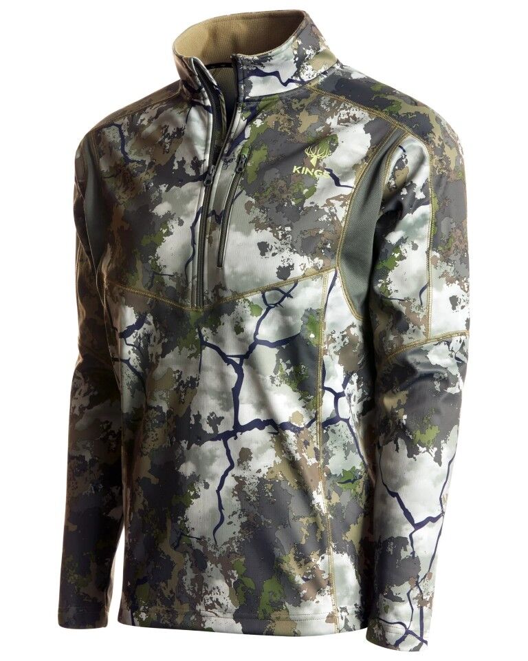 King's Camo Men's Hunter 1/4 Zip Pullover
