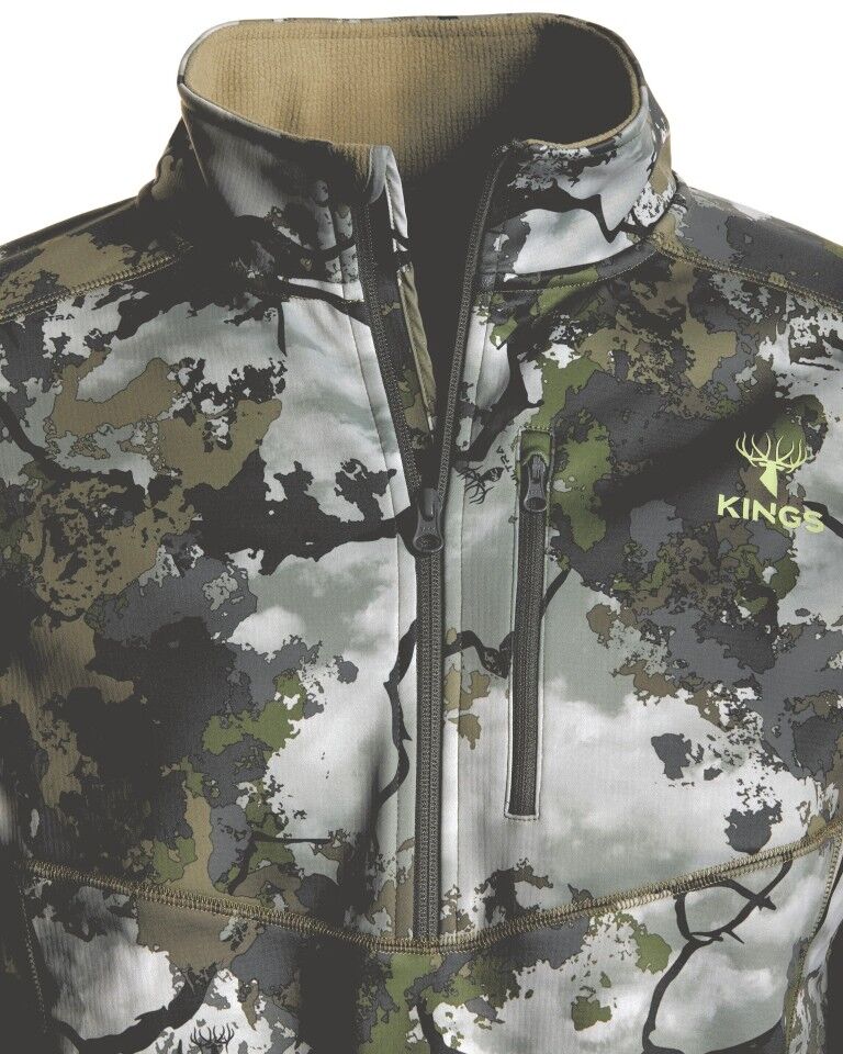 King's Camo Men's Hunter 1/4 Zip Pullover