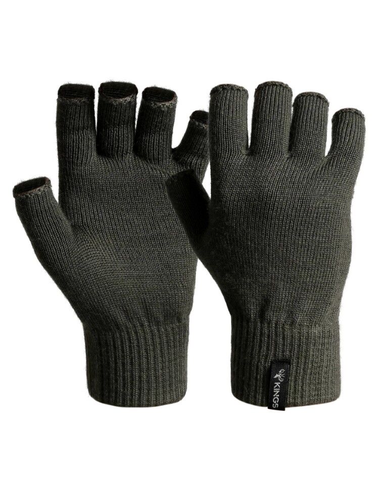 King's Camo Men's XKG Fingerless Merino Gloves