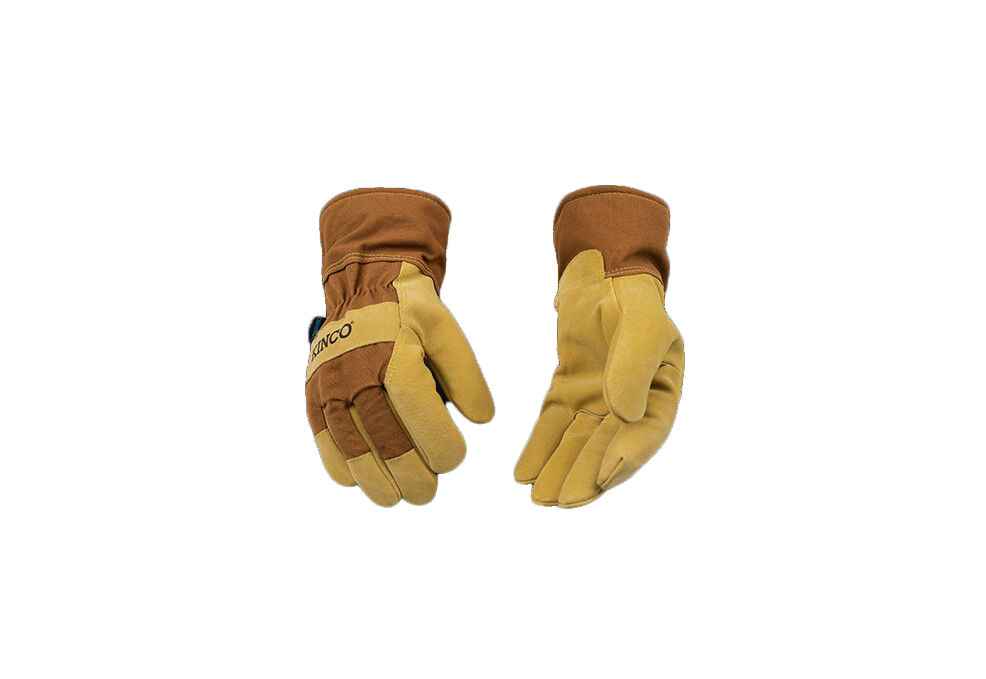 Kinco Men's Hydroflector Lined Suede Palm Gloves - Golden, M
