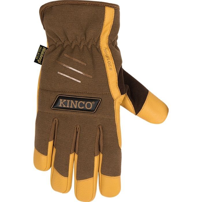 Kinco Men's KincoPro Lined Brown Synthetic Gloves