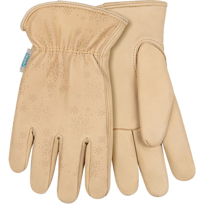 Kinco Women's HydroFlector Lined Water-Resistant Premium Grain Cowhide Driver Gloves
