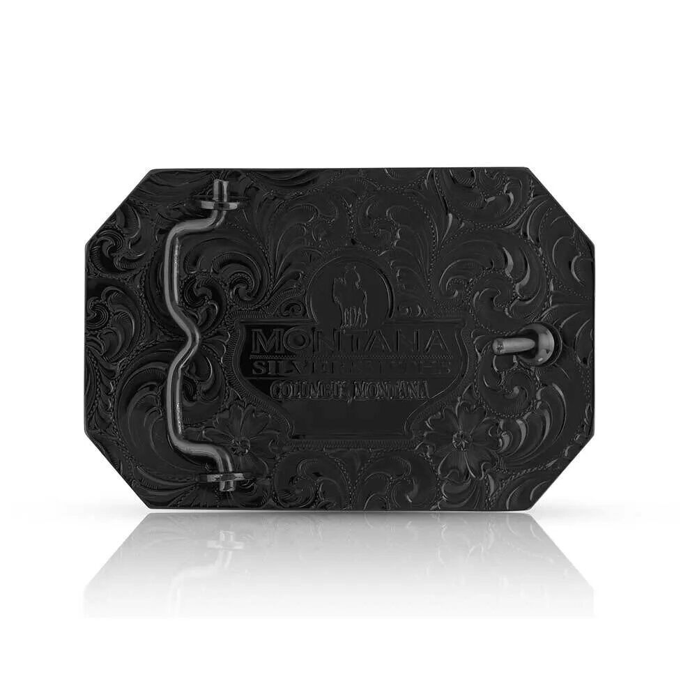 Montana Silversmiths Gunmetal Western Celtic Knot Buckle