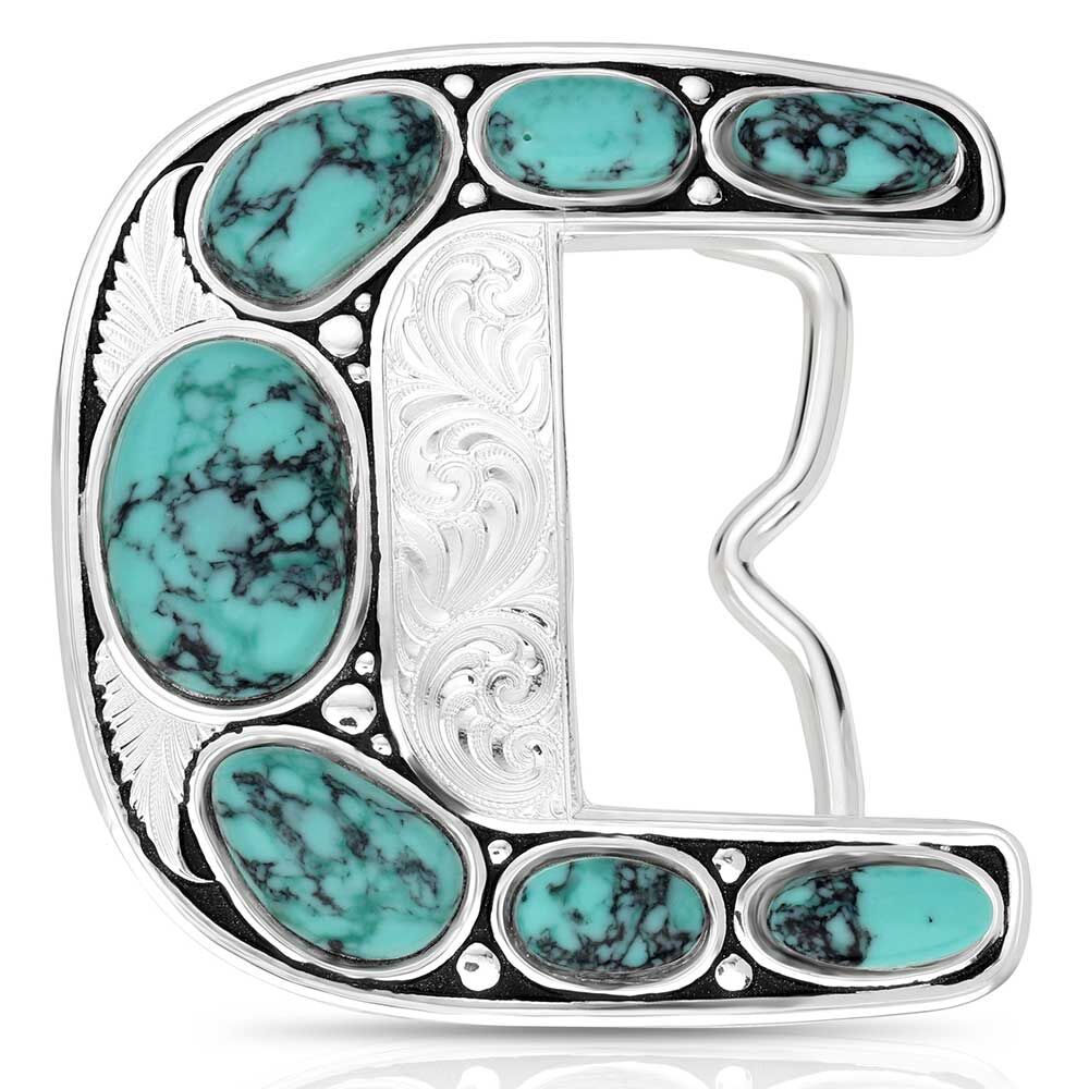 Montana Silversmiths Women's Clear Blue Sky Buckle
