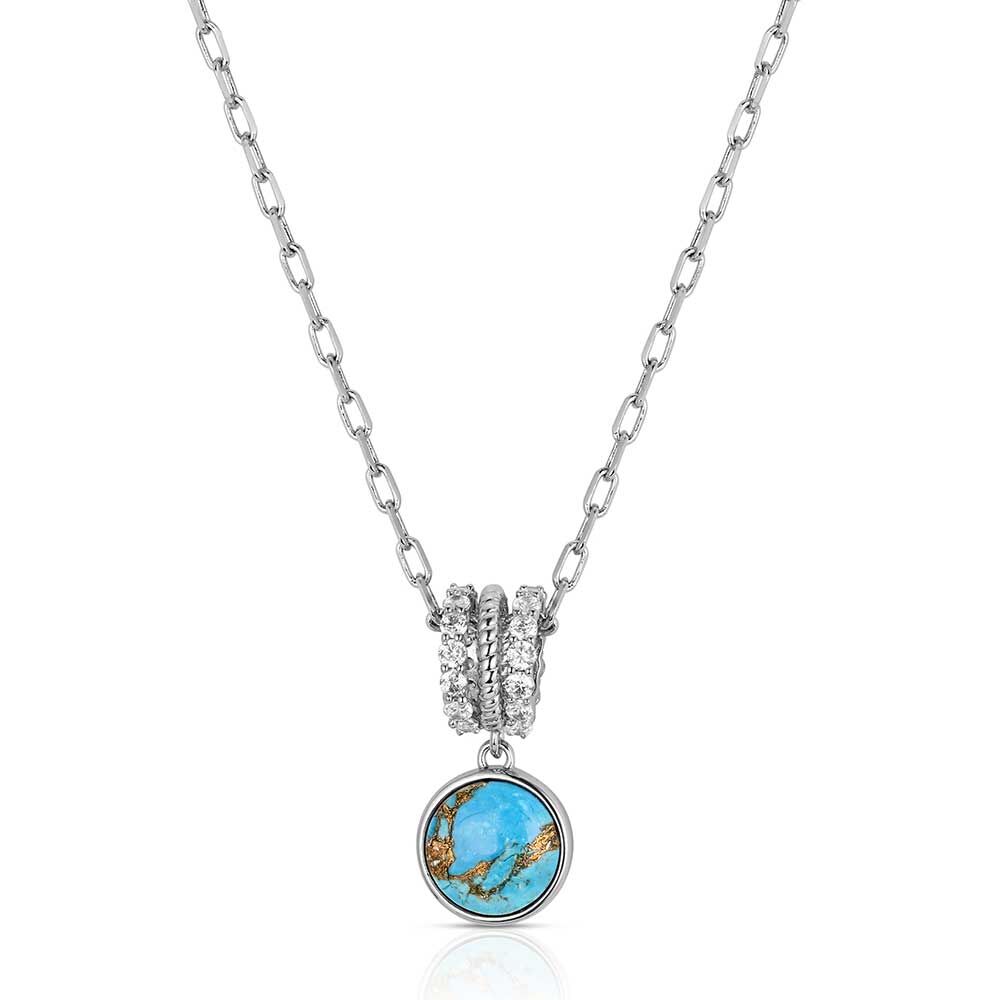Montana Silversmiths Women's Trailing Turquoise Necklace