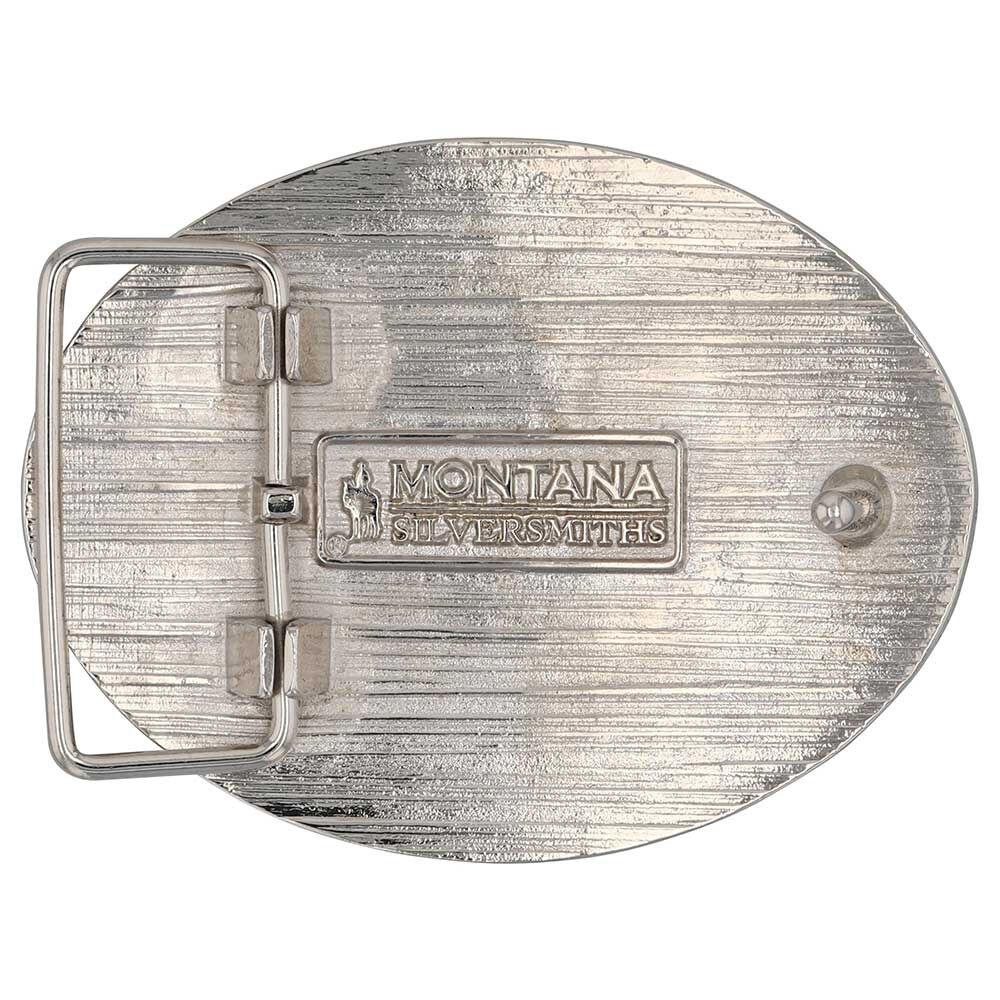 Montana Silversmiths Tri-Tone Christian Cowboy Attitude Buckle