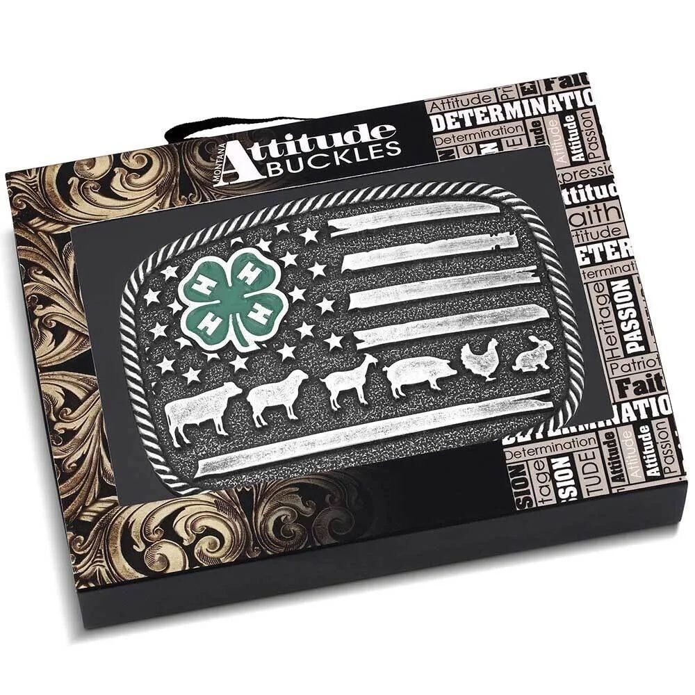 Montana Silversmiths Women's 4-H Livestock Buckle