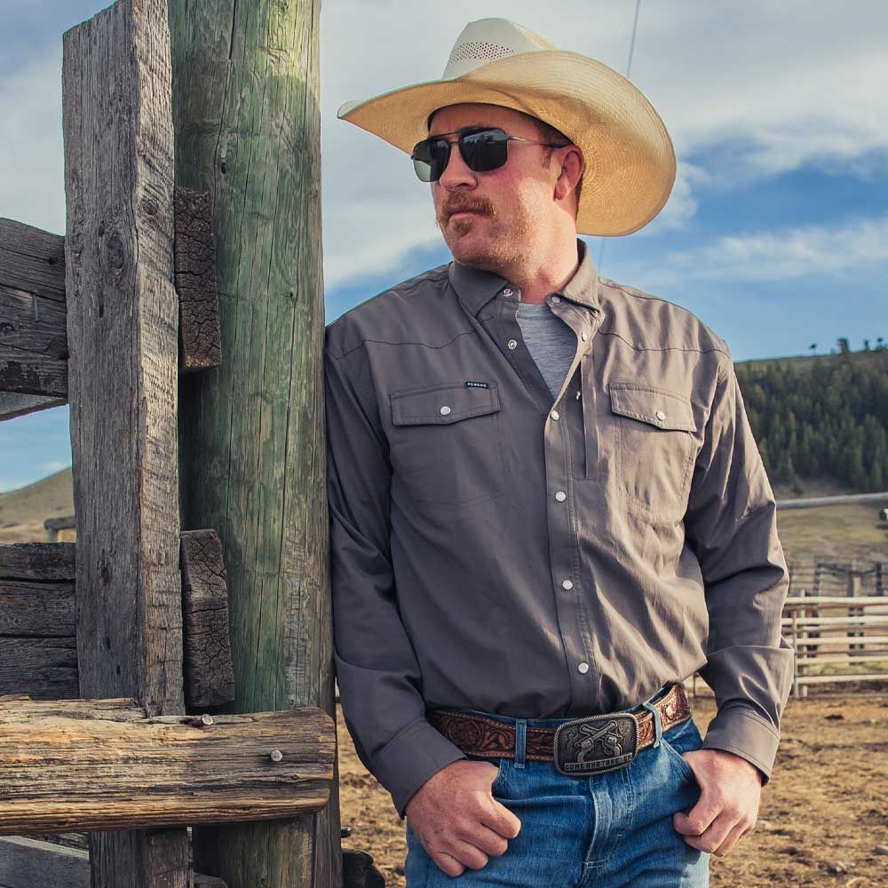 Montana Silversmiths Men's Frontier Spirit Buckle