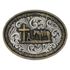 Montana Silversmiths Rope & Barbed Wire Classic Impressions Christian Cowboy Attitude Buckle