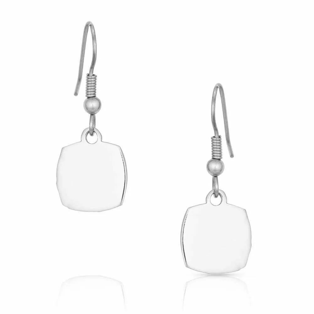 Montana Silversmiths Blue Earth Turquoise Drop Earrings