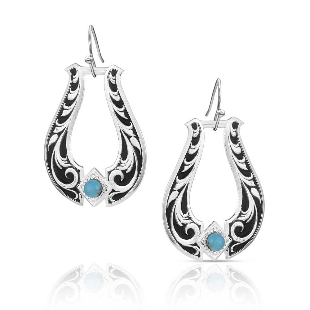 Montana Silversmiths Women's Callie's Turquoise Trail Earrings