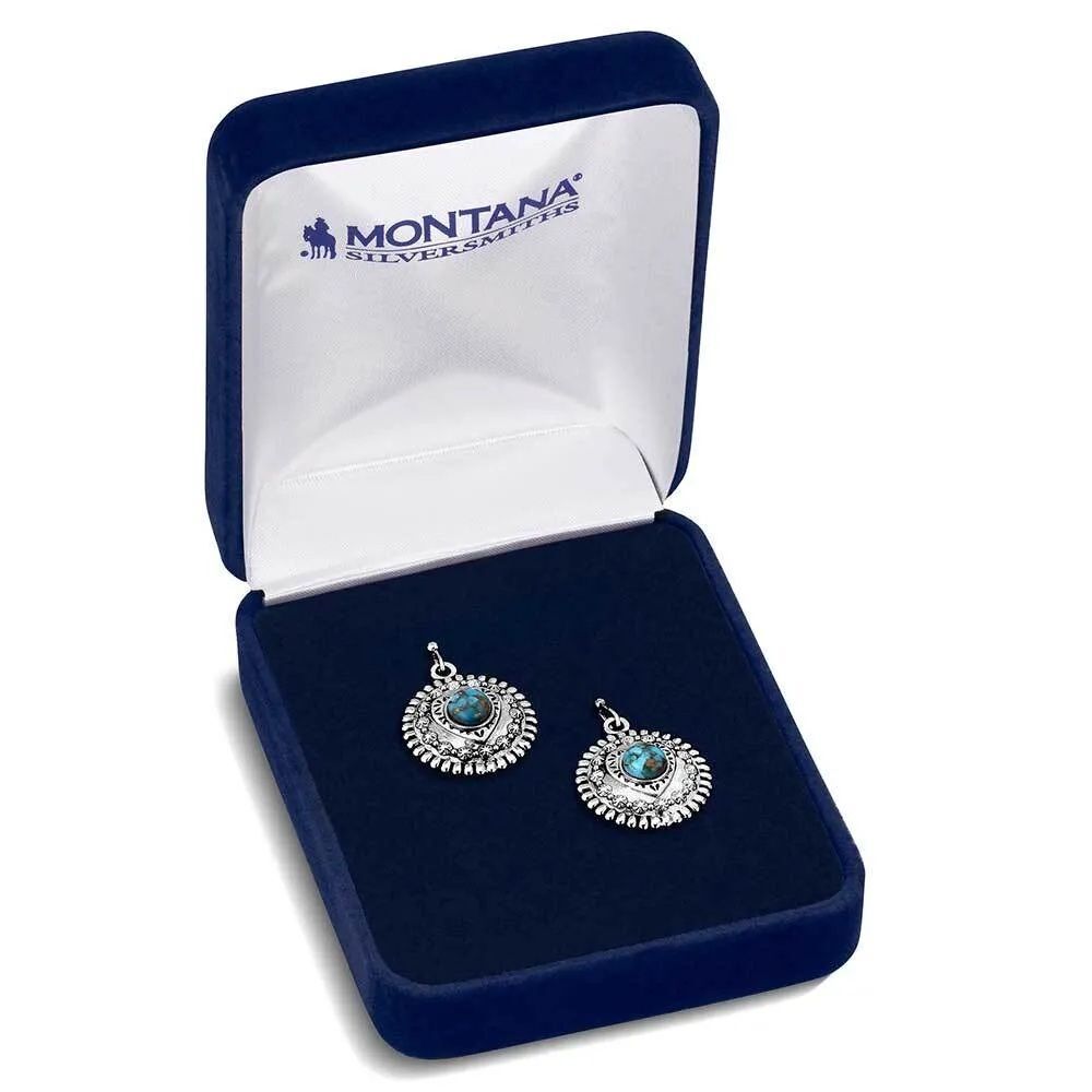 Montana Silversmiths Women's Love for You Turquoise Earrings