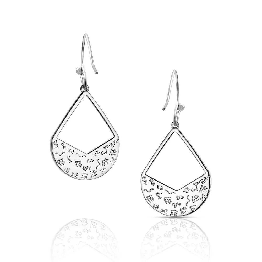 Montana Silversmiths Women's Canyon Drop Earrings