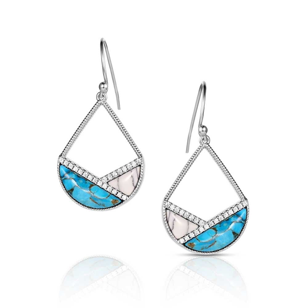 Montana Silversmiths Women's Canyon Drop Earrings