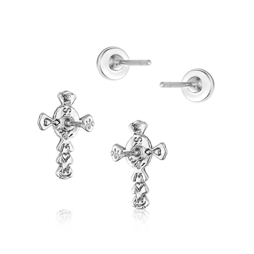 Montana Silversmiths Women's Unbroken Faith Earring Set