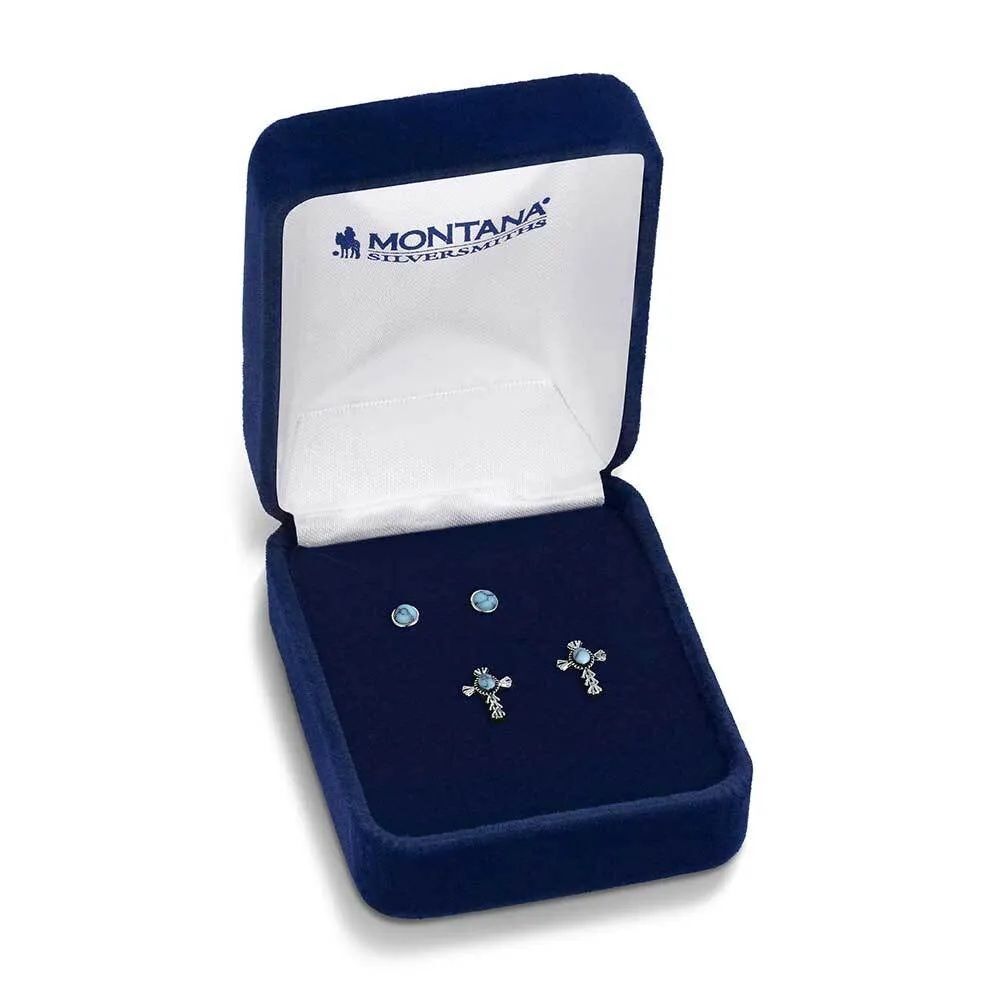 Montana Silversmiths Women's Unbroken Faith Earring Set