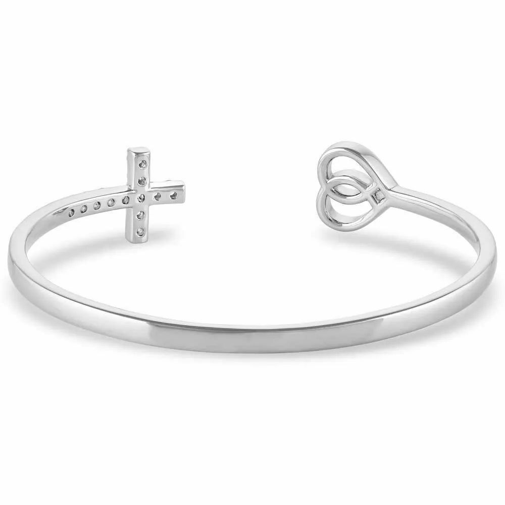 Montana Silversmiths Love and Faith Cuff Bracelet