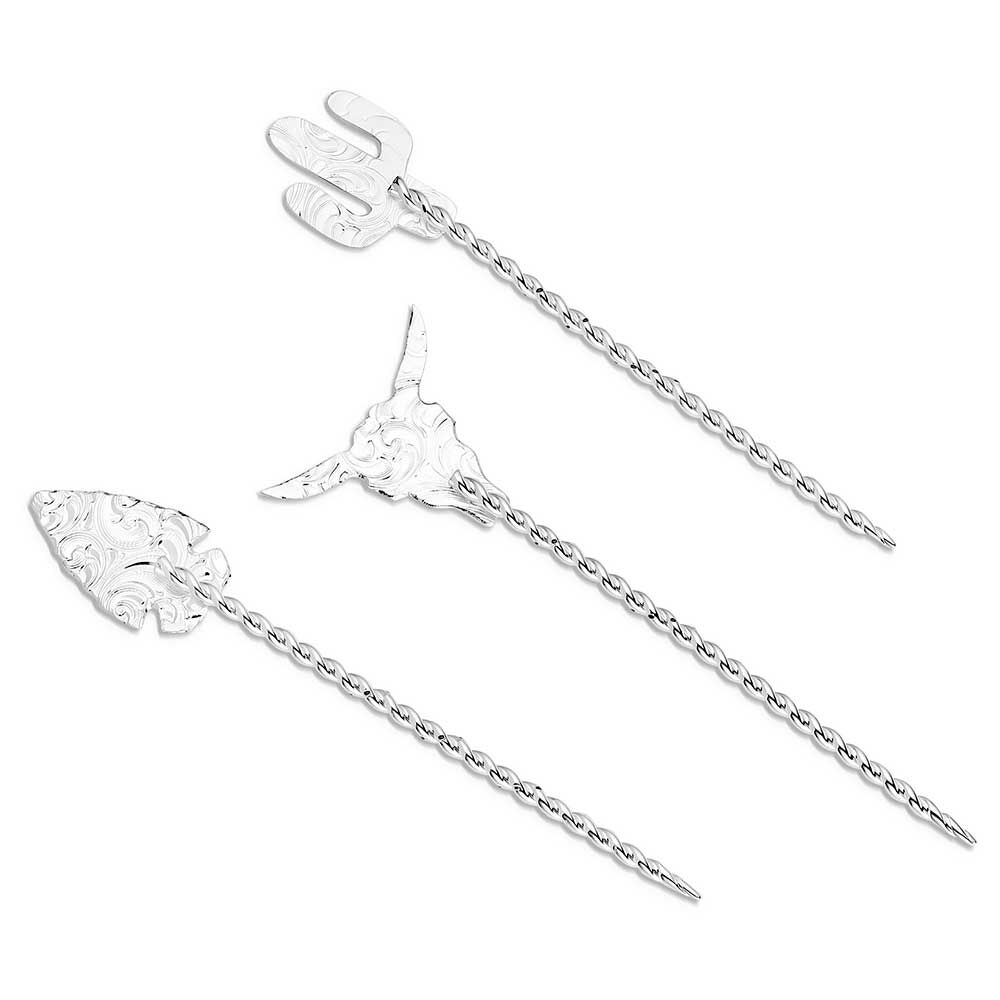 Montana Silversmiths Southwest Hat Picks, 3-Pk