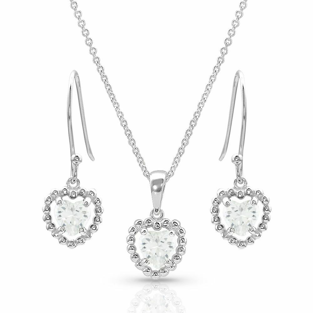 Montana Silversmiths Frozen Heart Jewelry Set
