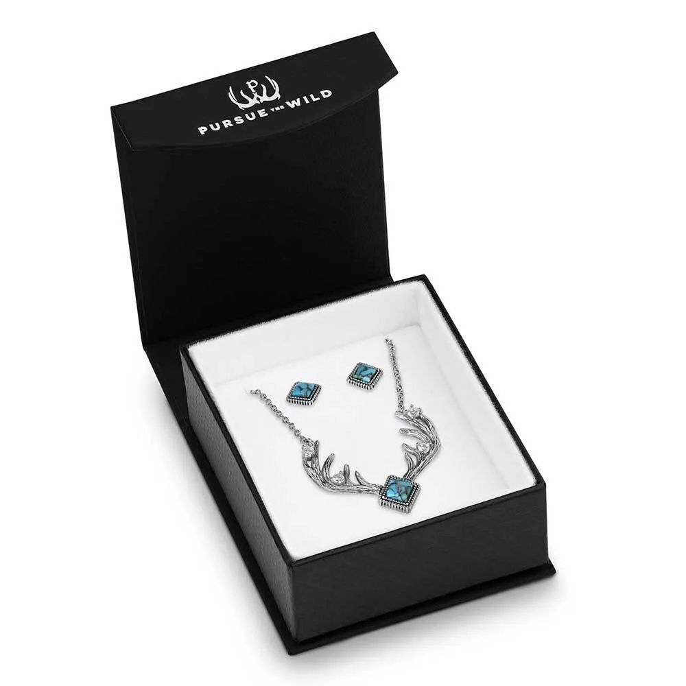 Montana Silversmiths Women's Rugged Beauty Turquoise Jewelry Set