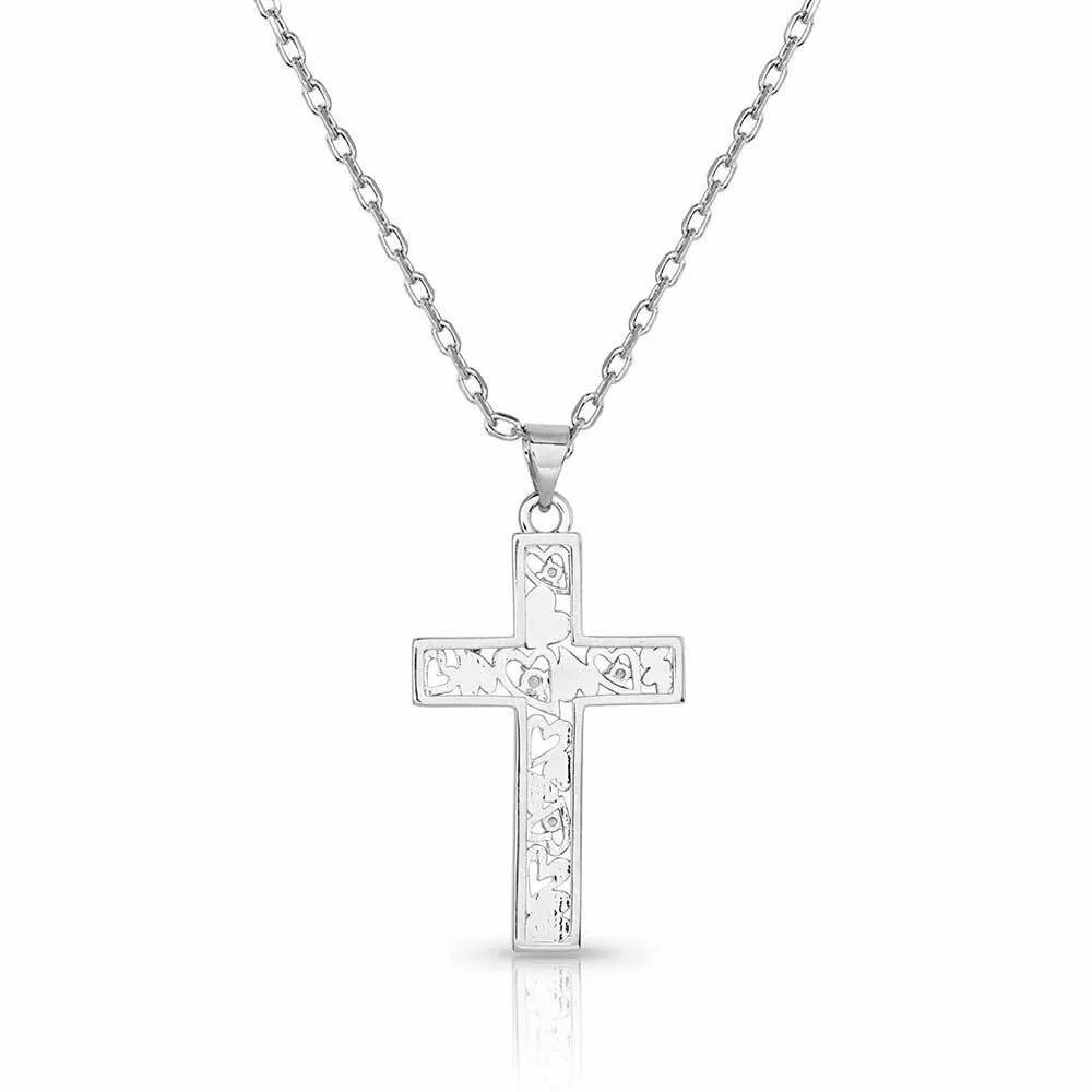 Montana Silversmiths Heartfelt Faith Cross Necklace