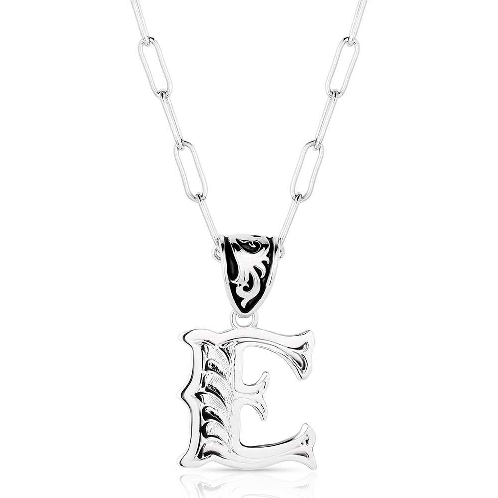 Montana Silversmiths Western Initial Necklace Letter 