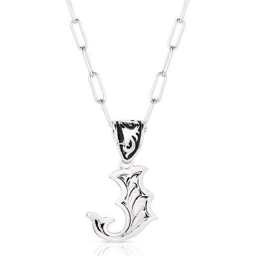 Montana Silversmiths Western Initial Necklace Letter
